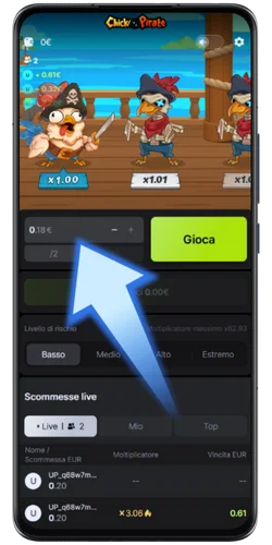 Imposta la puntata