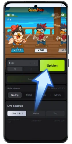 Spiel starten