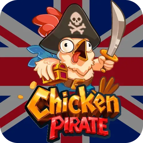 Chicken Pirate slot logo